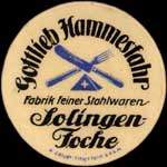 Timbre-monnaie Gottlieb Hammesfahr - Allemagne - briefmarkenkapselgeld