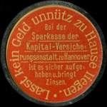 Timbre-monnaie Hannover Sparkasse type 2 - Allemagne - briefmarkenkapselgeld