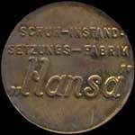 Timbre-monnaie Hansa type 1 - Allemagne - briefmarkenkapselgeld