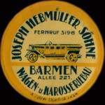 Timbre-monnaie Joseph Hebm�ller S�hne - Allemagne - briefmarkenkapselgeld