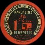 Timbre-monnaie Karl Heinz à Elberfeld - 50 pfennig violet sur fond vert - avers