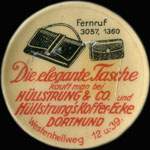 Timbre-monnaie H�llstrung & Co � Dortmund - 50 pfennig violet sur fond vert - avers