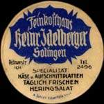 Timbre-monnaie Idelberger - Allemagne - briefmarkenkapselgeld