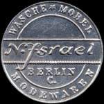 Timbre-monnaie N.Israel - Allemagne - briefmarkenkapselgeld