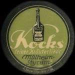 Timbre-monnaie Kocks - Allemagne - briefmarkenkapselgeld