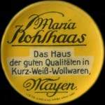 Timbre-monnaie Maria Kohlhaas jaune - Allemagne - briefmarkenkapselgeld