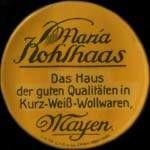 Timbre-monnaie Maria Kohlhaas orange - Allemagne - briefmarkenkapselgeld