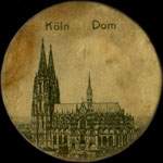 Timbre-monnaie K�ln - Dom - Allemagne - briefmarkenkapselgeld