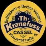 Timbre-monnaie Th.Kranefuss � Cassel - 30 pfennig vert sur fond rouge - avers