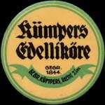 Timbre-monnaie K�mpers Edellik�re � Rheine - 5 pfennig brun sur fond vert - avers