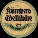 Timbre-monnaie K�mpers Edellik�re � Rheine - 10 pfennig olive sur fond rose - avers