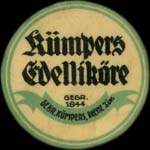 Timbre-monnaie K�mpers Edellik�re � Rheine - 40 pfennig orange sur fond rose - avers