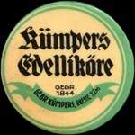 Timbre-monnaie K�mpers Edellik�re - Allemagne - briefmarkenkapselgeld