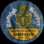 Timbre-monnaie Rudolph Küpper - Allemagne - briefmarkenkapselgeld