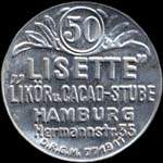 Timbre-monnaie Lisette type 1 - Allemagne - briefmarkenkapselgeld