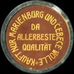 Timbre-monnaie Marienburg und Cebece - Allemagne - briefmarkenkapselgeld