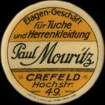 Timbre-monnaie Paul Mouritz à Crefeld - 30 pfennig vert sur fond vert - avers