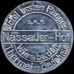 Timbre-monnaie Nassauer-Hof - Allemagne - briefmarkenkapselgeld