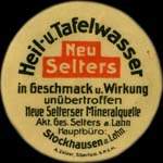 Timbre-monnaie Neu Selters - Allemagne - briefmarkenkapselgeld