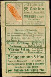 Timbre-monnaie Beye & Fahl - Allemagne - Briefmarkengeld