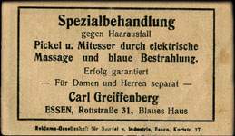 Timbre-monnaie Carl Greiffenberg - Allemagne - Briefmarkengeld