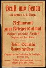 Timbre-monnaie Gruss aus heven - Allemagne - Briefmarkengeld