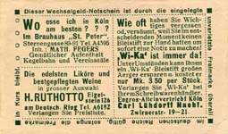 Timbre-monnaie Kj�lby - K�ln - Allemagne - Briefmarkengeld