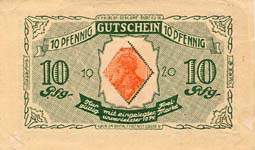 Timbre-monnaie Kj�lby - K�ln - Allemagne - Briefmarkengeld