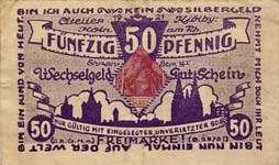 Timbre-monnaie Kj�lby - K�ln - Allemagne - Briefmarkengeld