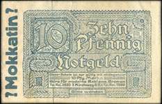 Timbre-monnaie ? Mokkatin ? - Allemagne - Briefmarkengeld