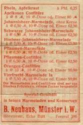 Timbre-monnaie B.Neuhaus - Allemagne - Briefmarkengeld