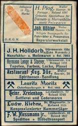 Timbre-monnaie Nicolaus � Bremen - 10 pfennig Germania sur notgeld � fen�tre - dos