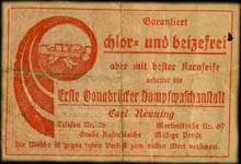 Timbre-monnaie Reuning - Allemagne - Briefmarkengeld