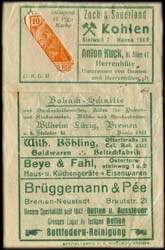 Timbre-monnaie Wilhelm Rheme - Allemagne - Briefmarkengeld