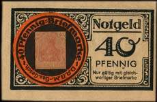 Timbre-monnaie Wagener's Weinstuben - Allemagne - Briefmarkengeld