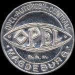 Timbre-monnaie OPEL - Magdeburg - Allemagne - briefmarkenkapselgeld