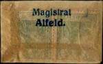 Timbre-monnaie Alfeld - Magistrat - Allemagne - Briefmarkengeld