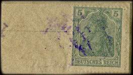 Timbre-monnaie Meuselwitz - Allemagne - Briefmarkengeld