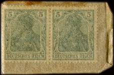 Timbre-monnaie Stadtrat Sportelkasse Meuselwitz - 10 pfennig sous pochette - dos