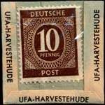 Timbre-monnaie Ufa - Harvestehude - Allemagne - Briefmarkengeld - dos