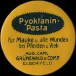 Timbre-monnaie Pyoktanin-Pasta - Allemagne - briefmarkenkapselgeld