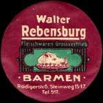 Timbre-monnaie Rebensburg - Allemagne - briefmarkenkapselgeld