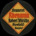 Timbre-monnaie Rhenania - Allemagne - briefmarkenkapselgeld