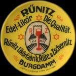 Timbre-monnaie Rünitz - Burgdamm type 1 - 50 pfennig violet sur fond rouge - avers