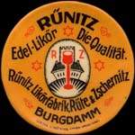 Timbre-monnaie R�nitz orange - Allemagne - briefmarkenkapselgeld