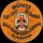 Timbre-monnaie Rünitz - Burgdamm type 2 - 40 pfennig orange sur fond vert - avers