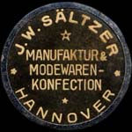 Timbre-monnaie J.W.S�ltzer - Allemagne - briefmarkenkapselgeld