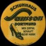 Timbre-monnaie Schuhhaus Samson - Allemagne - briefmarkenkapselgeld