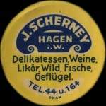 Timbre-monnaie J.Scherney - Allemagne - briefmarkenkapselgeld