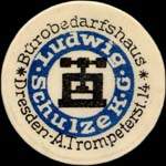 Timbre-monnaie Ludwig Schulze - Allemagne - briefmarkenkapselgeld